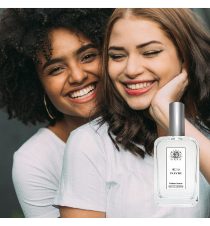 Pêche fraiche, parfum unisexe