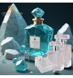 Azure Éternel, Parfum collection privée Gemstone - Cataleya et Romane Univers Parfums Aquamarine, Aigue marine