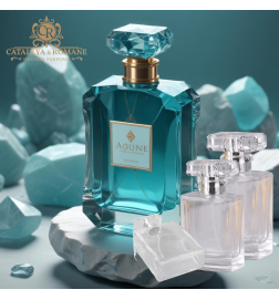 Azure Éternel, Parfum collection privée Gemstone - Cataleya et Romane Univers Parfums Aquamarine, Aigue marine