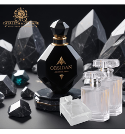 Nuit Obsidienne, Parfum collection privée Gemstone - Cataleya et Romane Univers Parfums