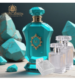 Eau de Turquoise, Parfum collection privée Gemstone - Cataleya et Romane Univers Parfums