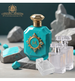 Eau de Turquoise, Parfum collection privée Gemstone - Cataleya et Romane Univers Parfums