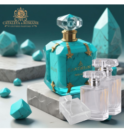 Eau de Turquoise, Parfum collection privée Gemstone - Cataleya et Romane Univers Parfums