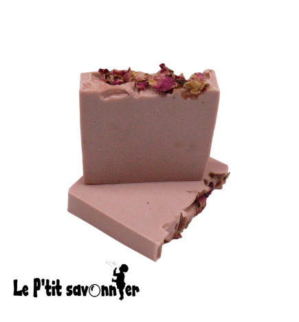 Rose Serenity - Le P'tit Savonnier
Pain de savon - Parfum : Rose et Vanille Douce