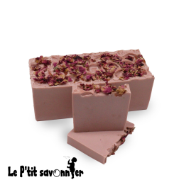 Rose Serenity - Le P'tit Savonnier
Pain de savon - Parfum : Rose et Vanille Douce