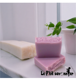 Sérénité Lavande-Coco - Le P'tit Savonnier
Pain de savon - Parfum : Lavande et Noix de Coco