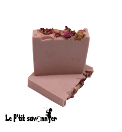 Rose Serenity - Le P'tit Savonnier
Pain de savon - Parfum : Rose et Vanille Douce