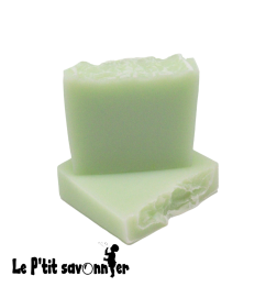 Herbaceous Bliss - Le P'tit Savonnier
Pain de savon - Parfum : Romarin et Eucalyptus